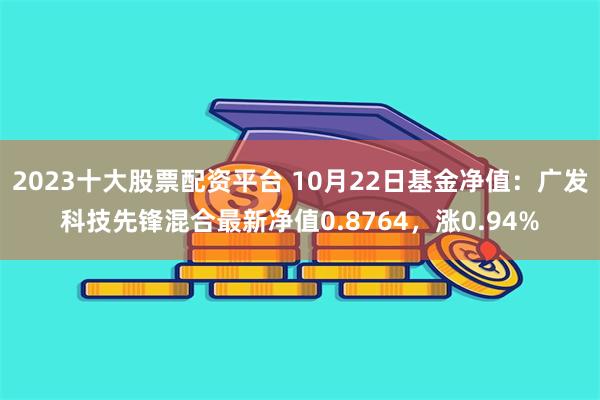 2023十大股票配资平台 10月22日基金净值：广发科技先锋