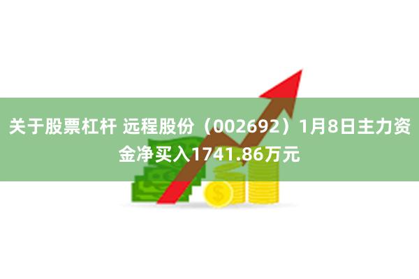 关于股票杠杆 远程股份（002692）1月8日主力资金净买入